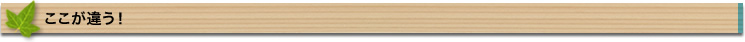 ここが違う
